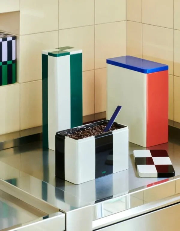 Vitra Dekorationsgegenstände-HAY Tin Dose, S, dunkelblau - lavendel