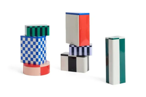 Vitra Dekorationsgegenstände-HAY Tin Dose, S, dunkelblau - lavendel