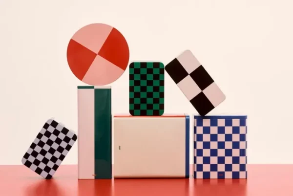 Vitra Dekorationsgegenstände-HAY Tin Dose, S, dunkelblau - lavendel