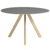&Tradition Tische-HAY Tisch CPH20 2.0, 120 cm, Eiche lackiert - graues Linoleum