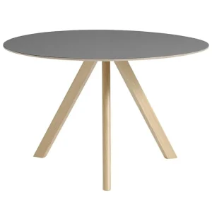 &Tradition Tische-HAY Tisch CPH20 2.0, 120 cm, Eiche lackiert - graues Linoleum