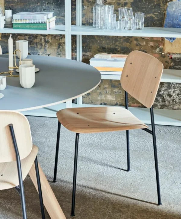 &Tradition Tische-HAY Tisch CPH20 2.0, 120 cm, Eiche lackiert - graues Linoleum