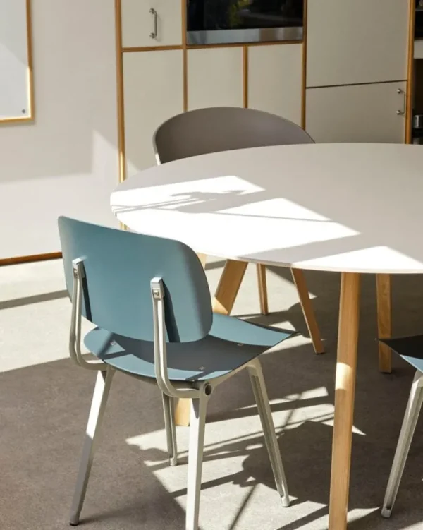 TIPTOE Tische-HAY Tisch CPH25 2.0, 140 cm, Eiche lackiert - naturweißes Linoleum