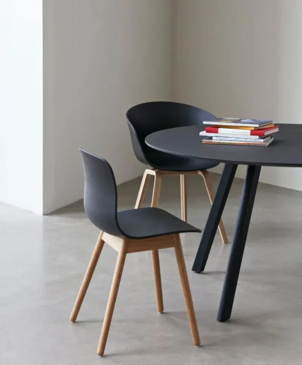 TIPTOE Tische-HAY Tisch CPH25 2.0, 140 cm, Eiche schwarz - schwarzes Eichenfurnier