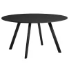 Vitra Tische-HAY Tisch CPH25 2.0, 140 cm, schwarzes Laminat - schwarzes Linoleum