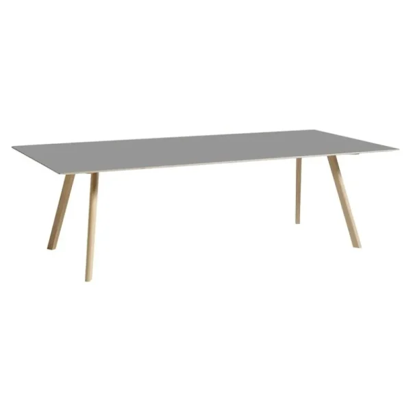 Vitra Tische-HAY Tisch CPH30 2.0, 250 x 120 cm, Eiche lackiert - graues Linoleum
