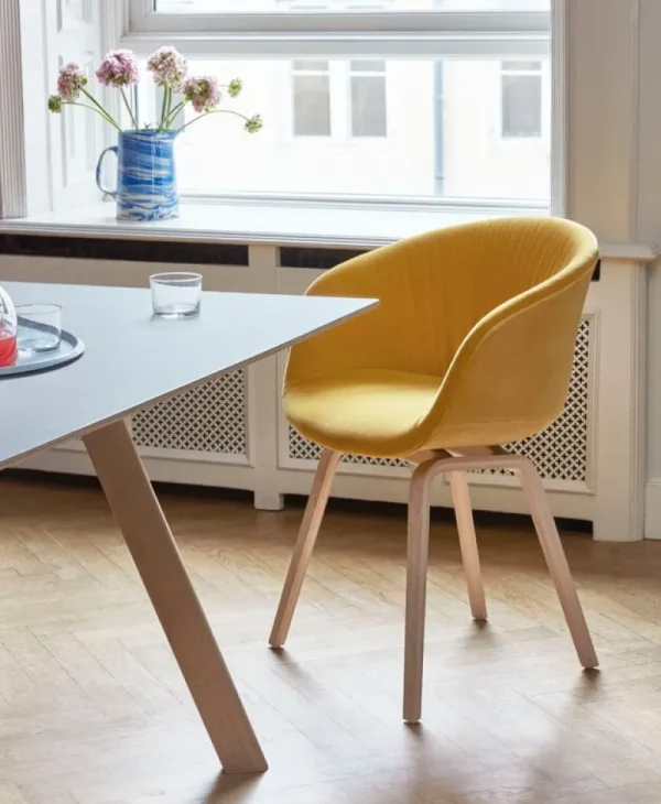 Vitra Tische-HAY Tisch CPH30 2.0, 200 x 90 cm, Eiche lackiert - graues Linoleum