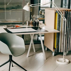 Design House Stockholm Tische-HAY Tisch Loop Stand 160 cm, weiß