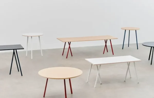 Design House Stockholm Tische-HAY Tisch Loop Stand 160 cm, weiß