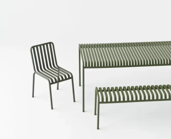 HAY Terrassenmöbel^Tisch Palissade, 170 x 90 cm, olivgrün