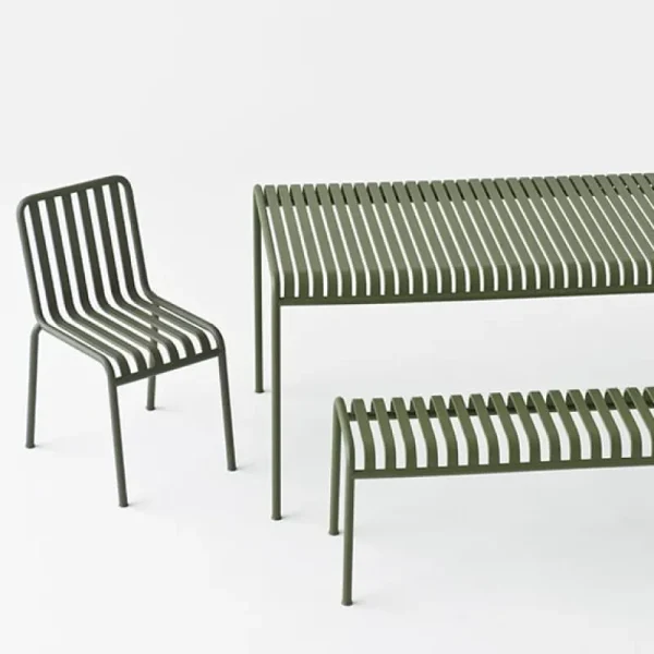 HAY Terrassenmöbel^Tisch Palissade, 170 x 90 cm, olivgrün