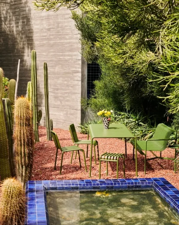 HAY Terrassenmöbel^Tisch Palissade, 170 x 90 cm, olivgrün