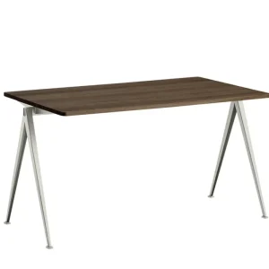 &Tradition Tische-HAY Tisch Pyramid 01, 140 x 65 cm, beige – Eiche geräuchert