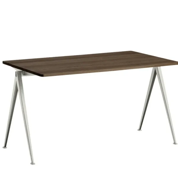 &Tradition Tische-HAY Tisch Pyramid 01, 140 x 65 cm, beige – Eiche geräuchert
