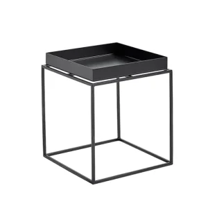 Hem Tische-HAY Tray Tisch, klein, quadratisch, schwarz