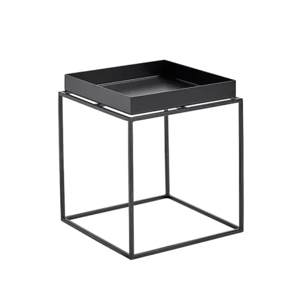Hem Tische-HAY Tray Tisch, klein, quadratisch, schwarz
