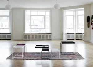 Hem Tische-HAY Tray Tisch, klein, quadratisch, schwarz