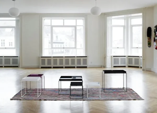 Hem Tische-HAY Tray Tisch, klein, quadratisch, schwarz