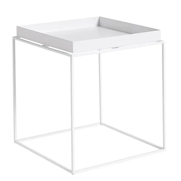 Artek Tische-HAY Tray Tisch, mittelgroß, quadratisch, weiß