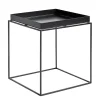 HAY Tische-Tray Tisch, mittelgroß, quadratisch, schwarz