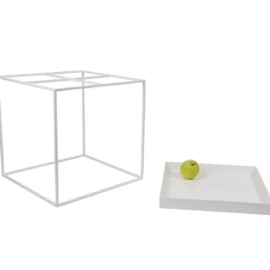Artek Tische-HAY Tray Tisch, mittelgroß, quadratisch, weiß