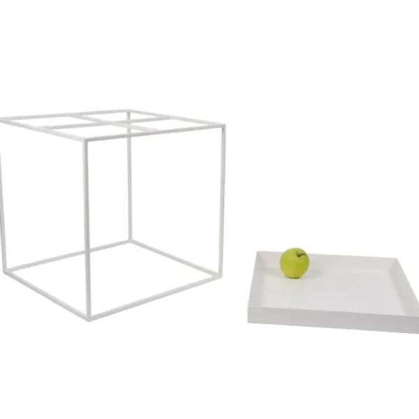 Artek Tische-HAY Tray Tisch, mittelgroß, quadratisch, weiß