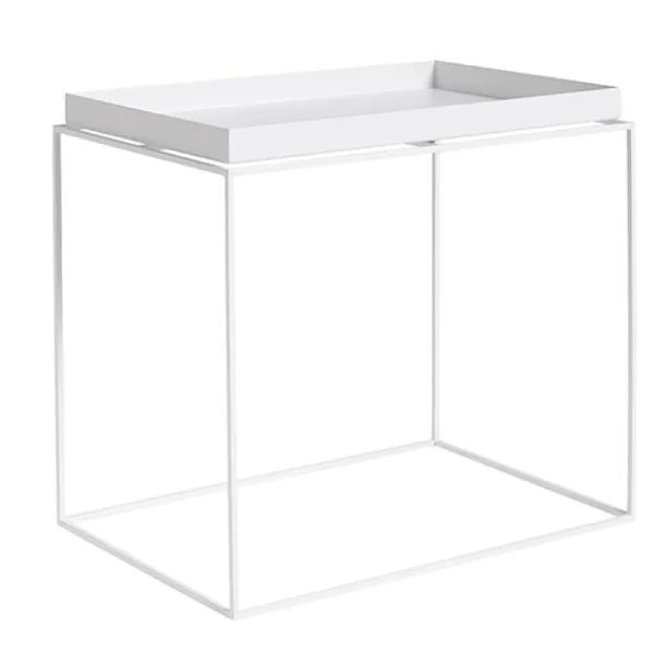 Wendelbo Tische-HAY Tray Tisch, rechteckig, weiß