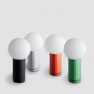 HAY Tischlampen-Turn On Tischleuchte, Aluminium