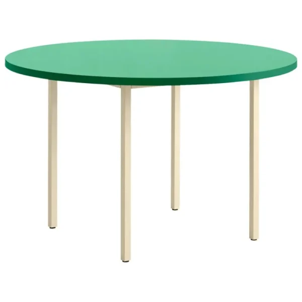 HAY Tische-Two-Colour Tisch, 120 cm, Elfenbein - Minzgrün