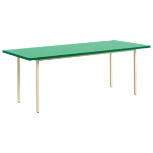 HAY Tische-Two-Colour Tisch, 200 × 90 cm, Elfenbein - Minzgrün