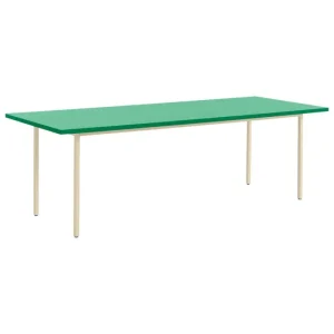 GUBI Tische-HAY Two-Colour Tisch, 240 × 90 cm, Elfenbein - Minzgrün