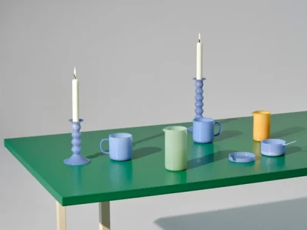 GUBI Tische-HAY Two-Colour Tisch, 240 × 90 cm, Elfenbein - Minzgrün