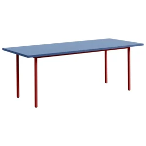 GUBI Tische-HAY Two-Colour Tisch, 200 × 90 cm, Kastanienrot - Blau