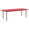 HAY Tische-Two-Colour Tisch, 240 × 90 cm, Kastanienrot - Rot