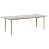 TIPTOE Tische-HAY Two-Colour Tisch, 240 × 90 cm, Ocker - Hellgrau