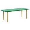 Carl Hansen & Su00f8n Tische-HAY Two-Colour Tisch, 200 × 90 cm, Ocker - Minzgrün