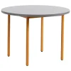 HAY Tische-Two-Colour Tisch, 105 cm, Ocker - Hellgrau