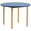 HAY Tische-Two-Colour Tisch, 105 cm, Ocker - Blau