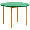 HAY Tische-Two-Colour Tisch, 105 cm, Ocker - Minzgrün