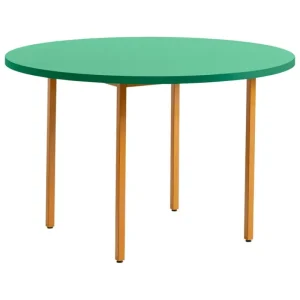 Moooi Tische-HAY Two-Colour Tisch, 120 cm, Ocker - Minzgrün