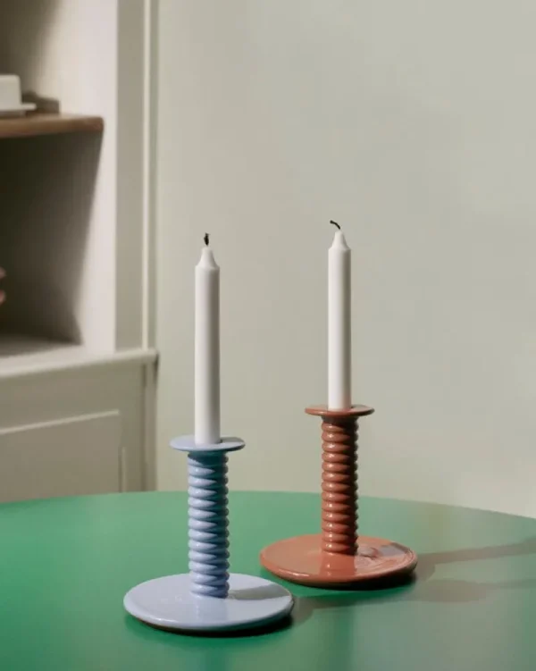 Moooi Tische-HAY Two-Colour Tisch, 120 cm, Ocker - Minzgrün
