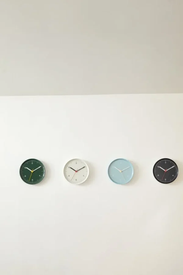 HAY Uhren-Wall Clock Wanduhr, Schwarz