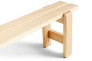 HAY Terrassenmöbel^Weekday Bank, 140 x 23 cm, lackiertes Kiefernholz