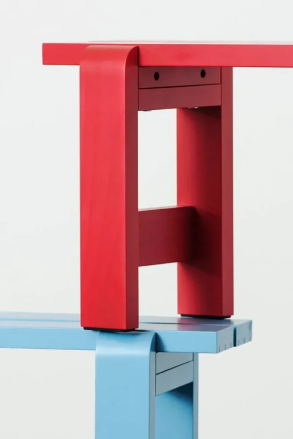 HAY Terrassenmöbel^Weekday Bank, 111 x 23 cm, Weinrot