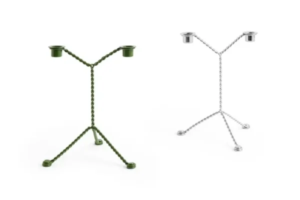 Hetkinen Kerzen Und Kerzenhalter-HAY Wire Kerzenständer, grün