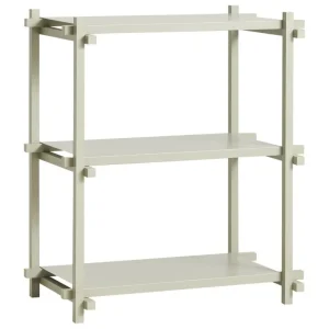 ferm LIVING Regale-HAY Woody Column 2.0 Regal, niedrig, rauchgrau - rauchgrau, Stahl