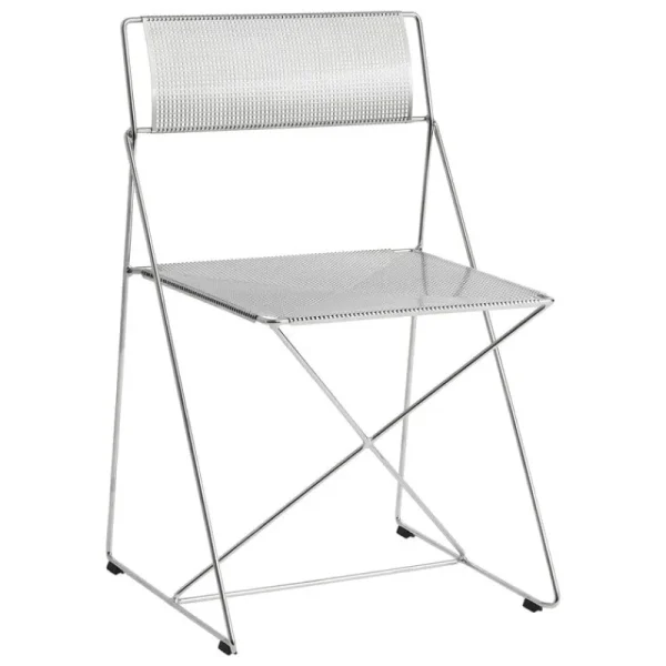 Muuto Sitzgelegenheiten-HAY X-Line Stuhl, Innenbereich, verchromt - verchromt