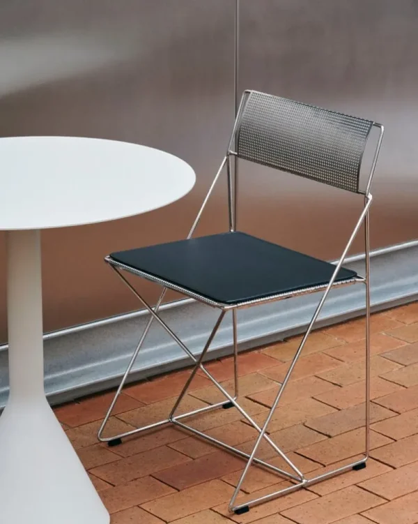 Muuto Sitzgelegenheiten-HAY X-Line Stuhl, Innenbereich, verchromt - verchromt
