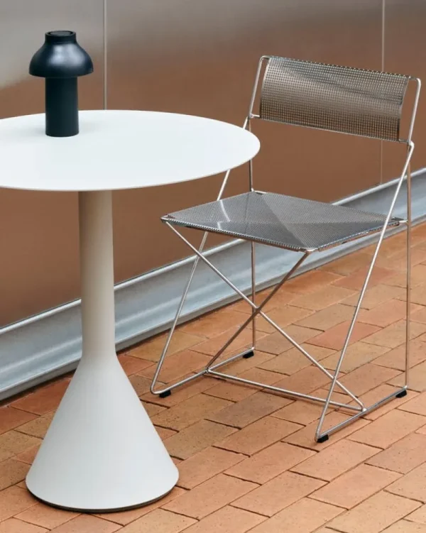 Muuto Sitzgelegenheiten-HAY X-Line Stuhl, Innenbereich, verchromt - verchromt