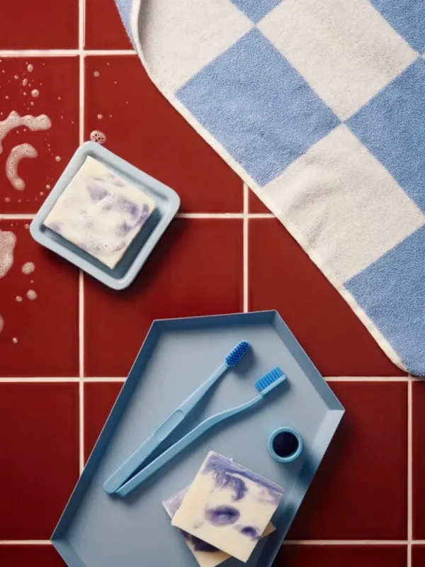 HAY Hygiene- Und Kosmetikprodukte^Zahnbürstenhalter, Blau